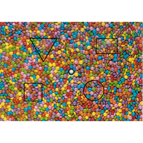 Postkarte - Smarties | Mathematikum Online-Shop
