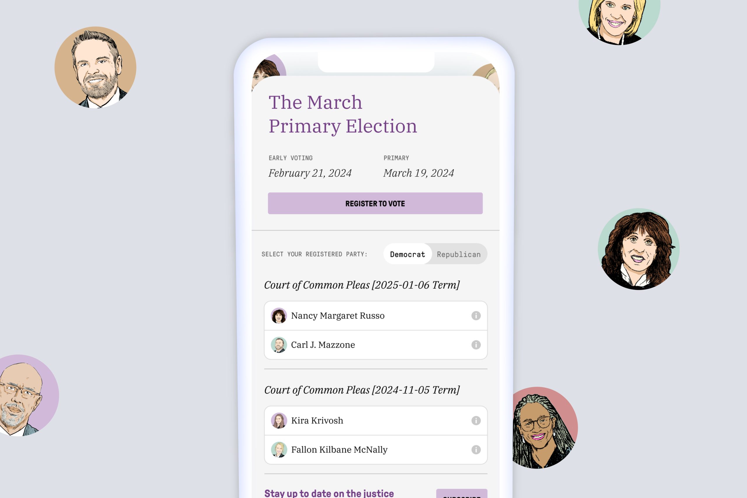 Procrastinator's guide to March 19 judge candidates