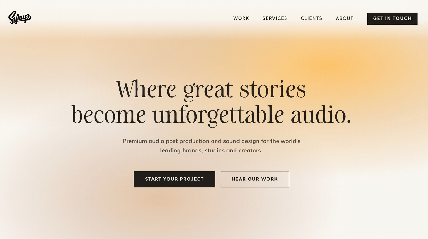 Syrup Sound | Premium Podcast Post-Production & Sound Design