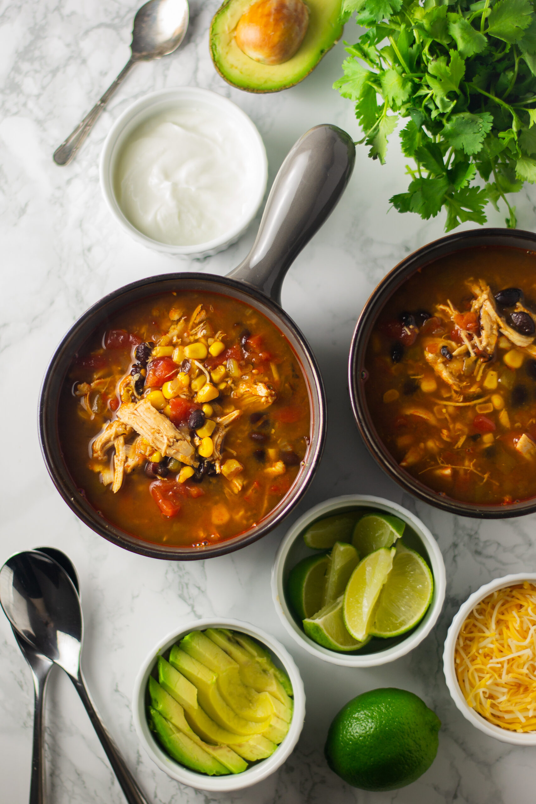 Instant Pot Chicken Taco Soup | Zero SmartPoints Weight Watchers Freestyle - Slap Dash Mom