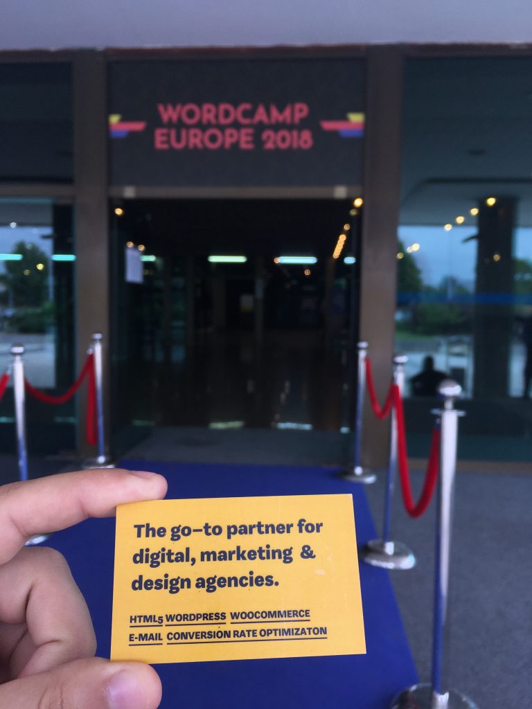Slicejack at WordCamp Europe 2018 - Slicejack