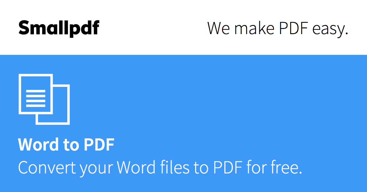Conversor de Word em PDF | Converta gratuitamente documentos do Word em PDF