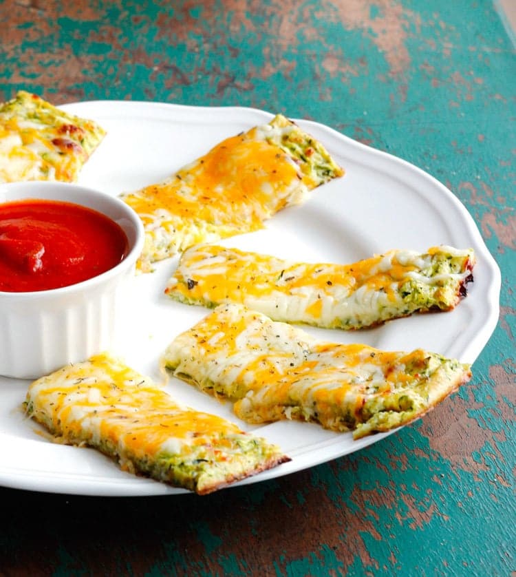 Cheesy Zucchini Breadsticks - Smile Sandwich