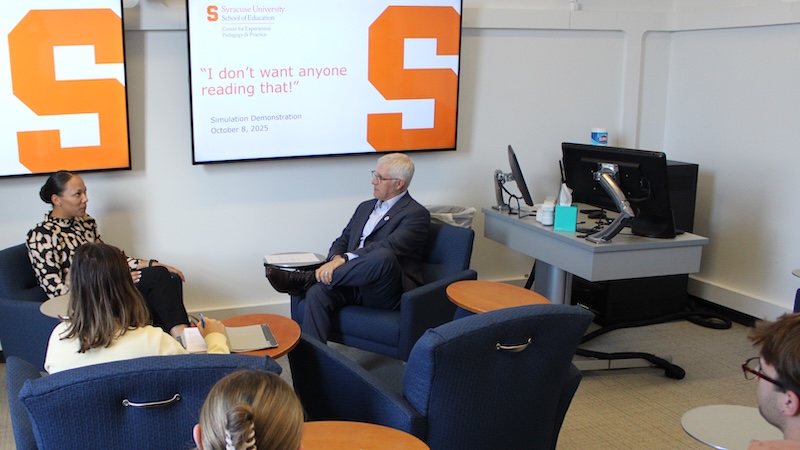 From Seabee to Baldanza Fellow, Nadia Morris-Mitchell '24, G'26 Keeps Answering the Call - Syracuse University School of Education
