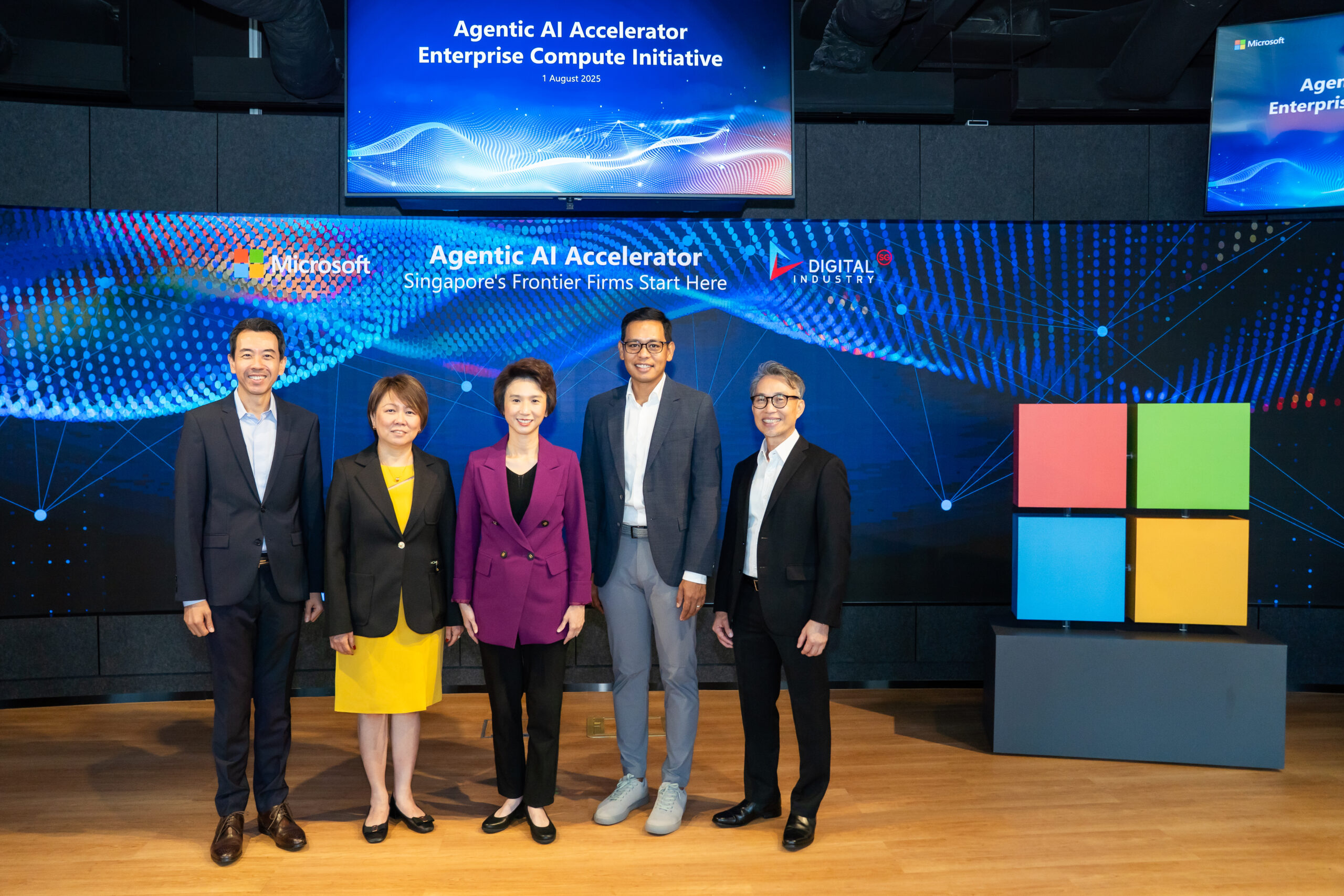 Microsoft and DISG Launch Agentic AI Accelerator to help 300 Singapore businesses in AI transformation as part of the Enterprise Compute Initiative - Source Asia