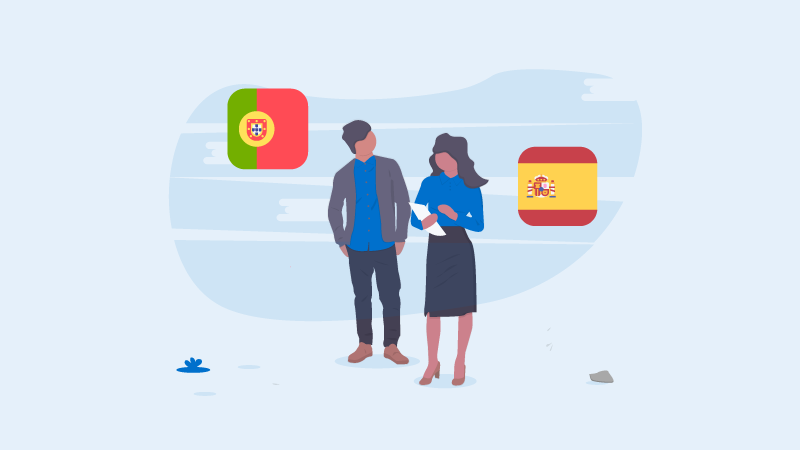 How similar are Portuguese and Spanish? - Speakt.com