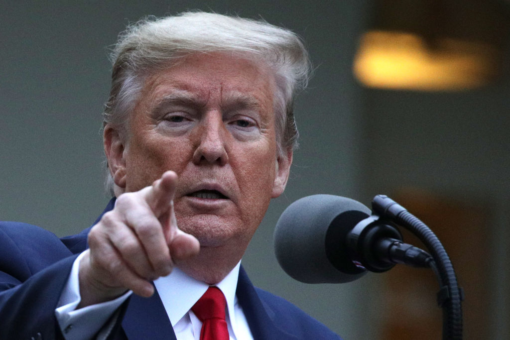 Trump is desperate to find someone to blame for his coronavirus failings | The Spectator