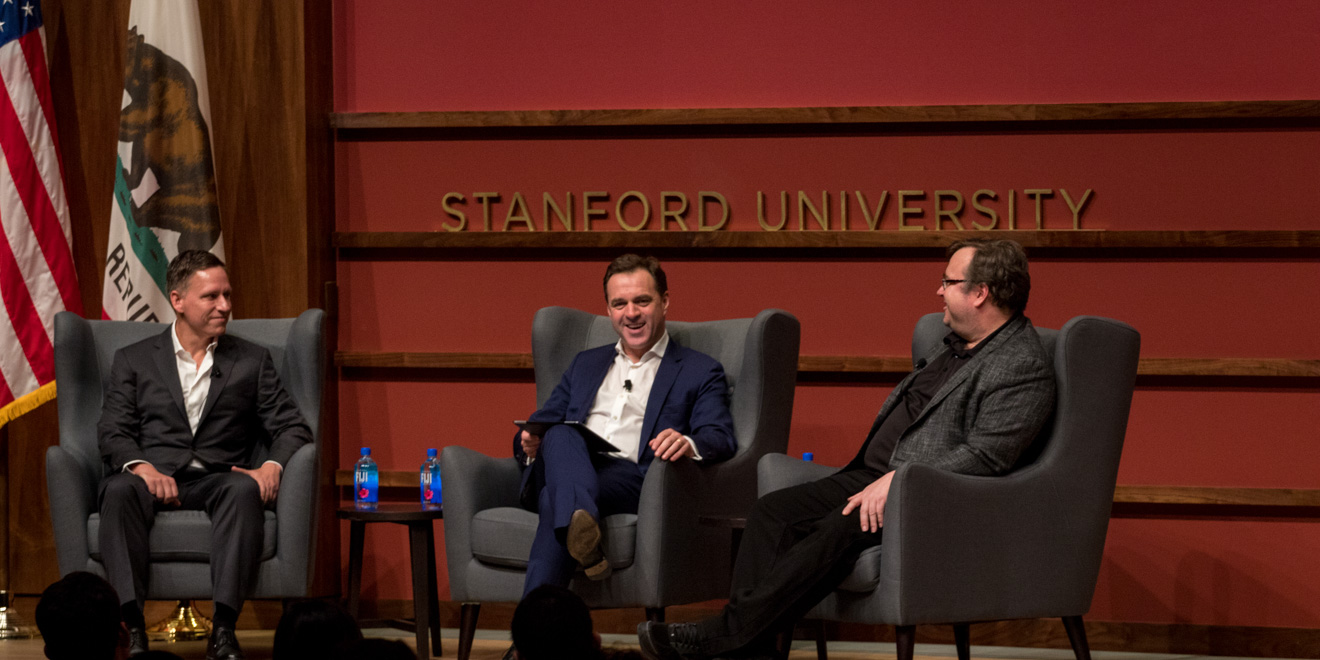 Peter Thiel, Reid Hoffman talk political progressiveness, inequality in Silicon Valley