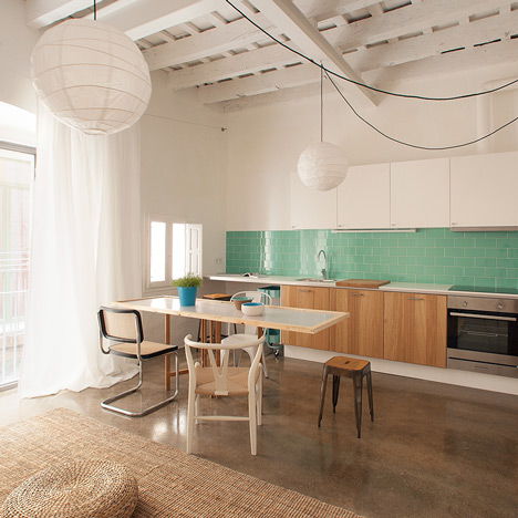 Twin House in Barcelona by Nook Architects