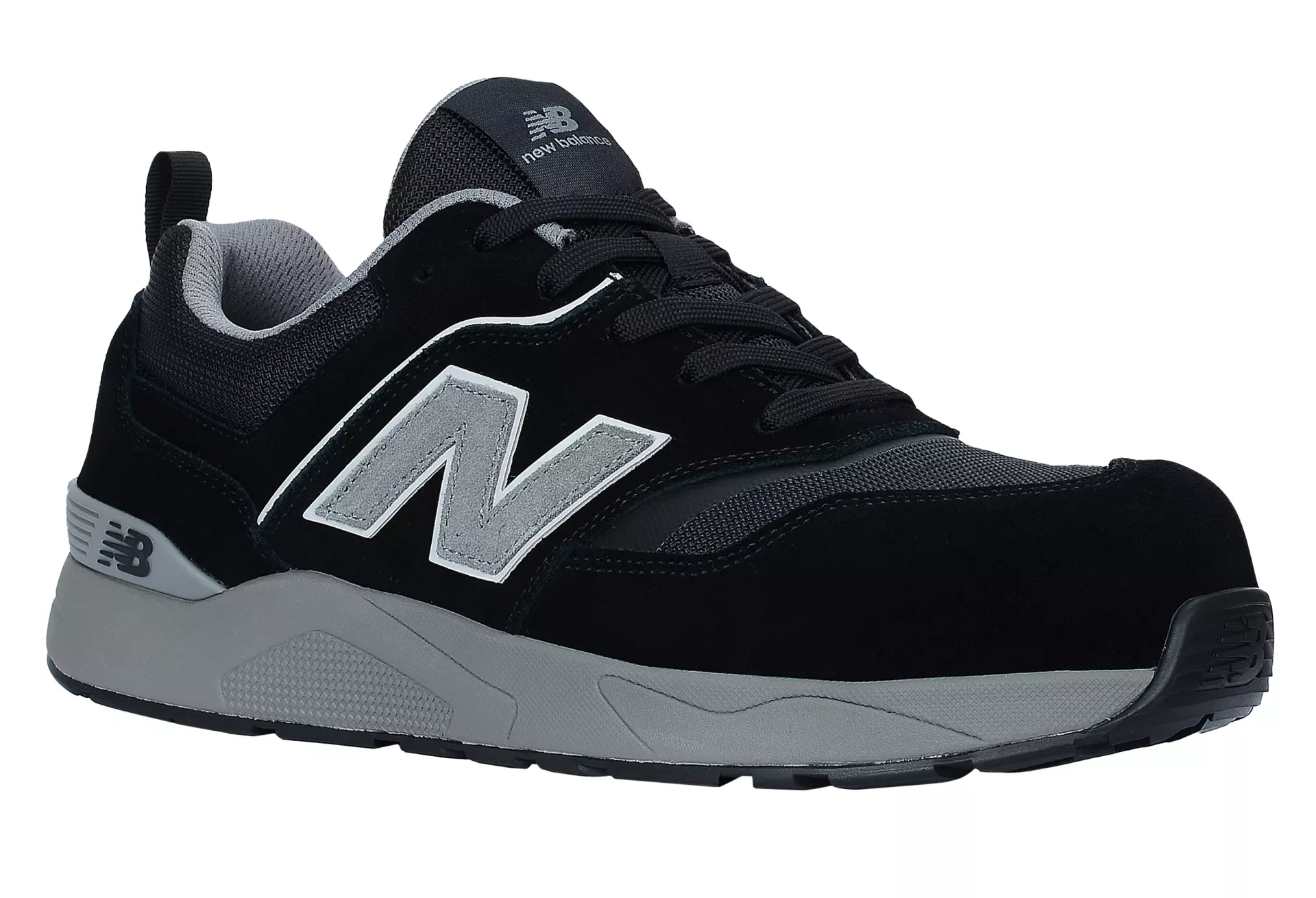 Buy New Balance Elite Lite Mens Safety Shoes S1 PL HRO FO SC SR Black/grey - MEELCAP-1012 - Droppe