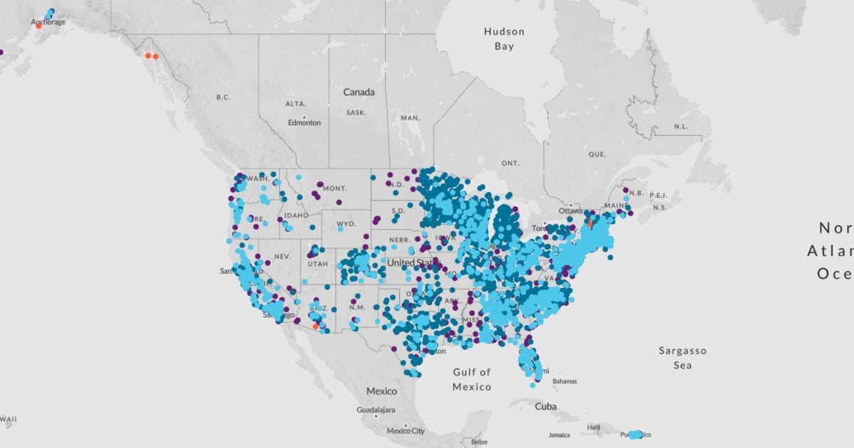 Interactive Map: PFAS Contamination Crisis: New Data Show 9,552 Sites in 50 States