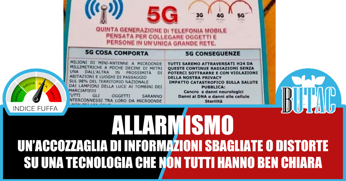 5G, de nuevo tu | Butac - Bufale Un Tanto Al Chilo