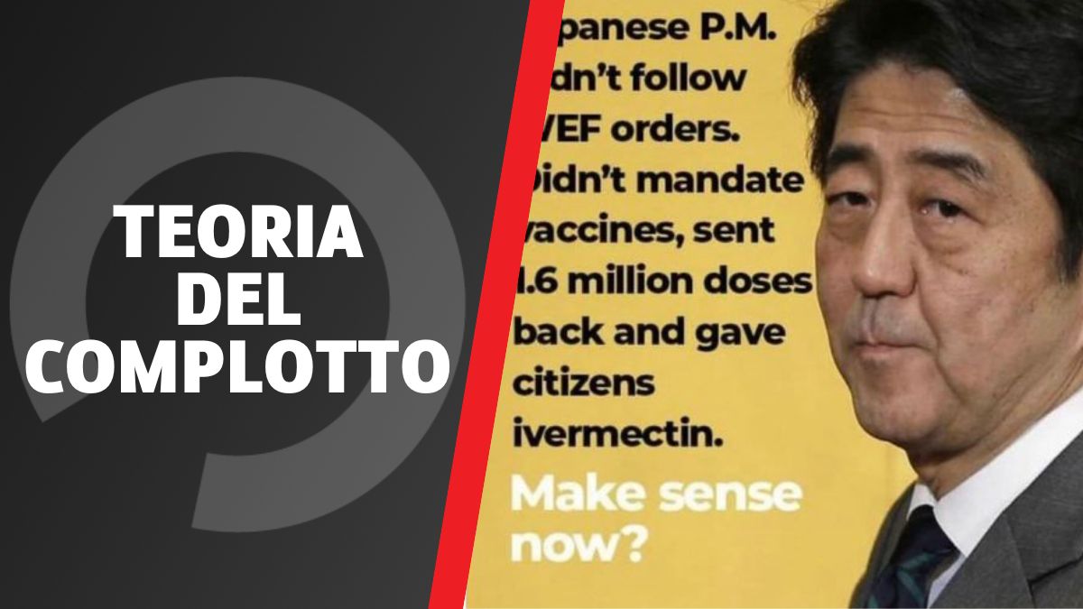 La teoria del complotto sull'ex premier giapponese Shinzo Abe «assassinato per non aver eseguito gli ordini del Wef» - Open