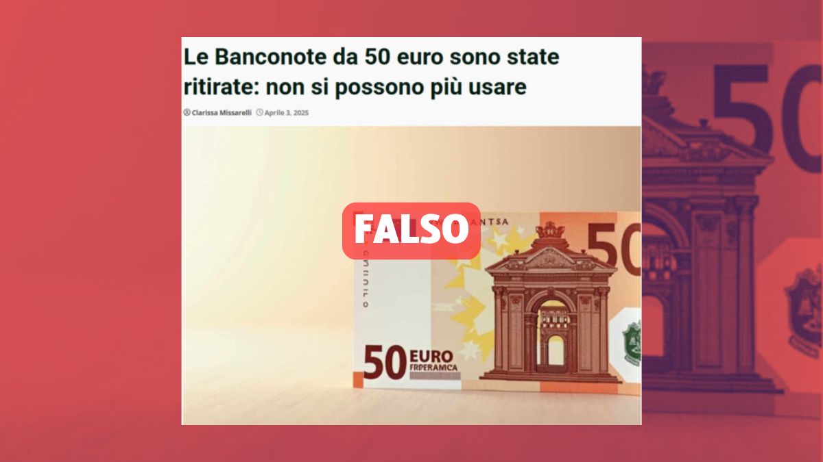 La bufala del ritiro delle banconote da 50 euro imposto dalla Banca Centrale Europea - Open