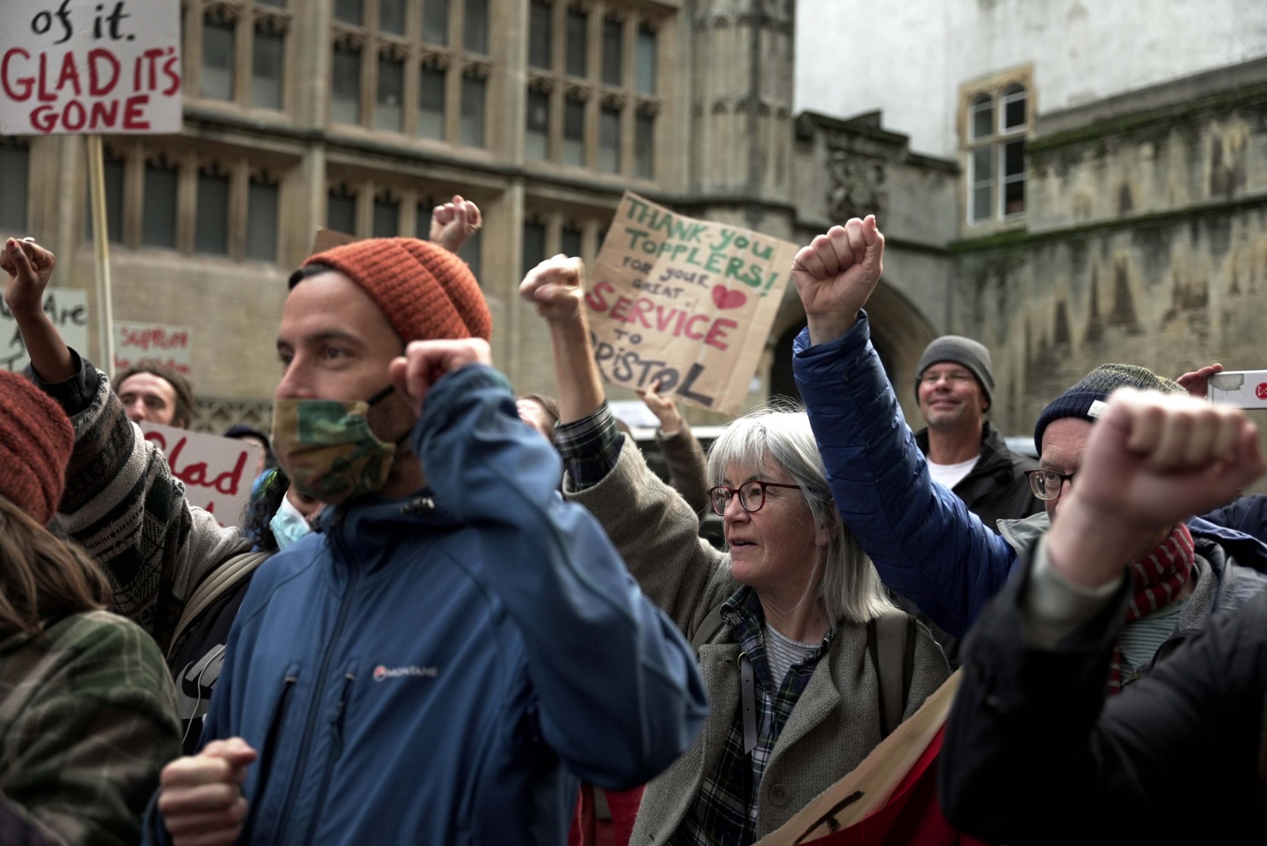 Colston 4 judgment: ’The government is tearing up our protest rights’ - The Bristol Cable