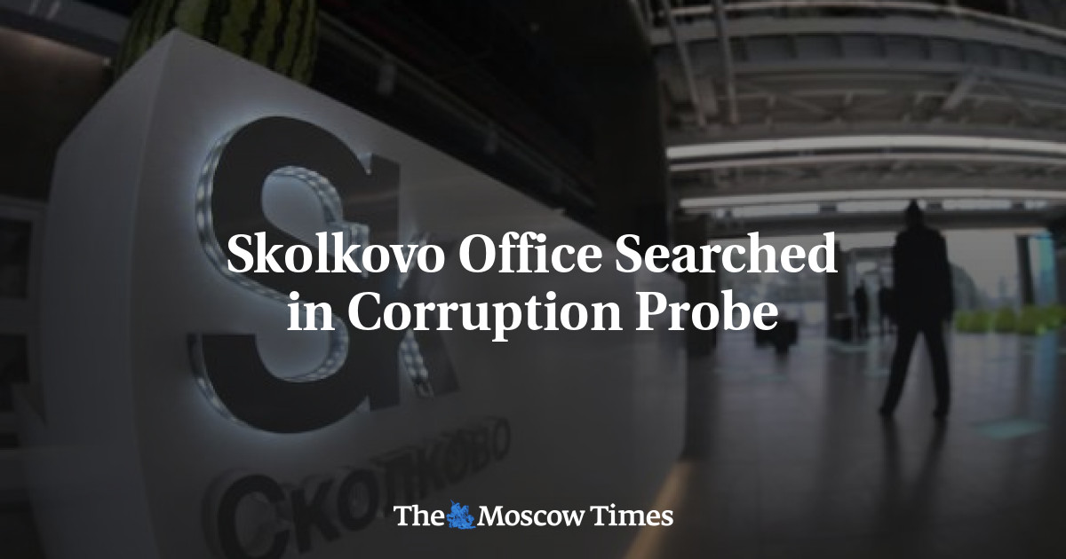Skolkovo Office Searched in Corruption Probe