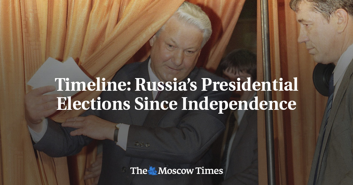 Timeline: Russia’s Presidential Elections Since Independence - The Moscow Times