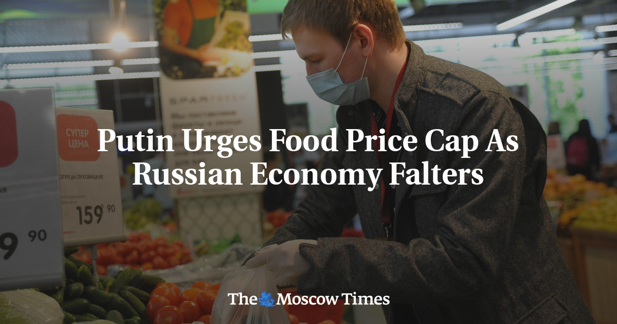 Putin Urges Food Price Cap As Russian Economy Falters - The Moscow Times