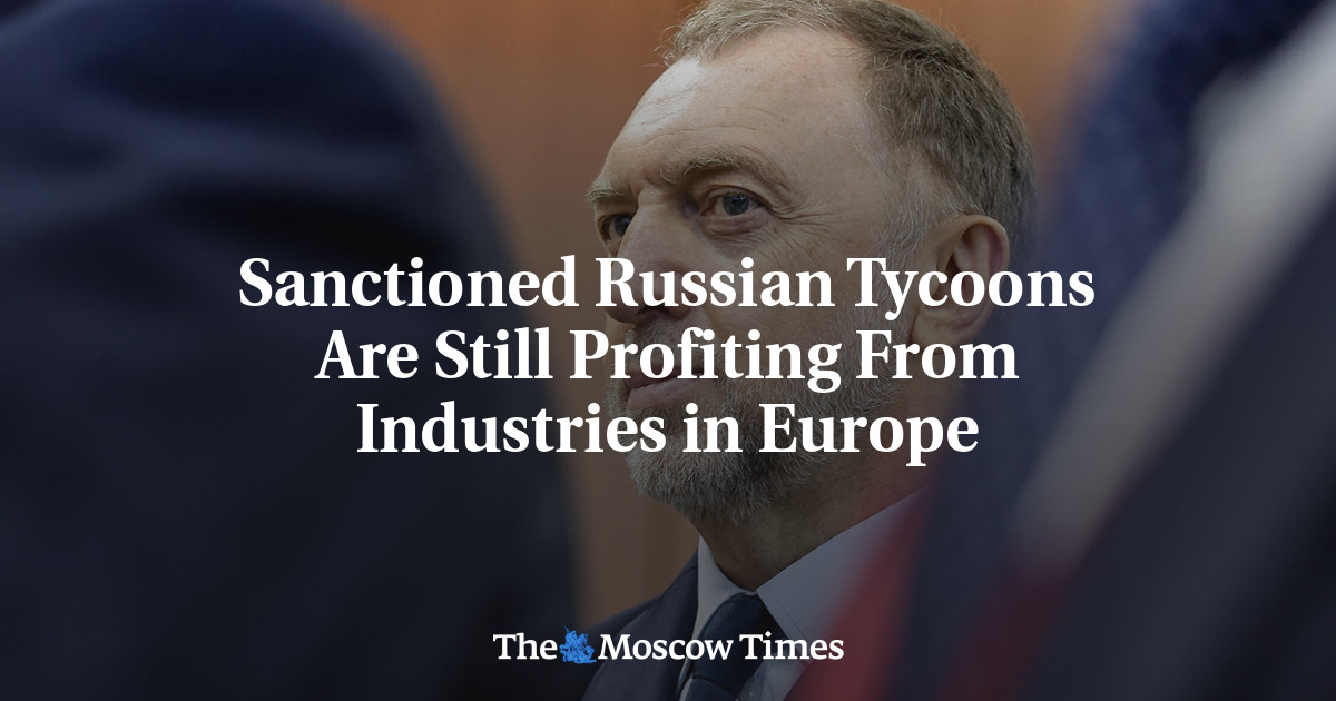 Sanctioned Russian Tycoons Are Still Profiting From Industries in Europe - The Moscow Times