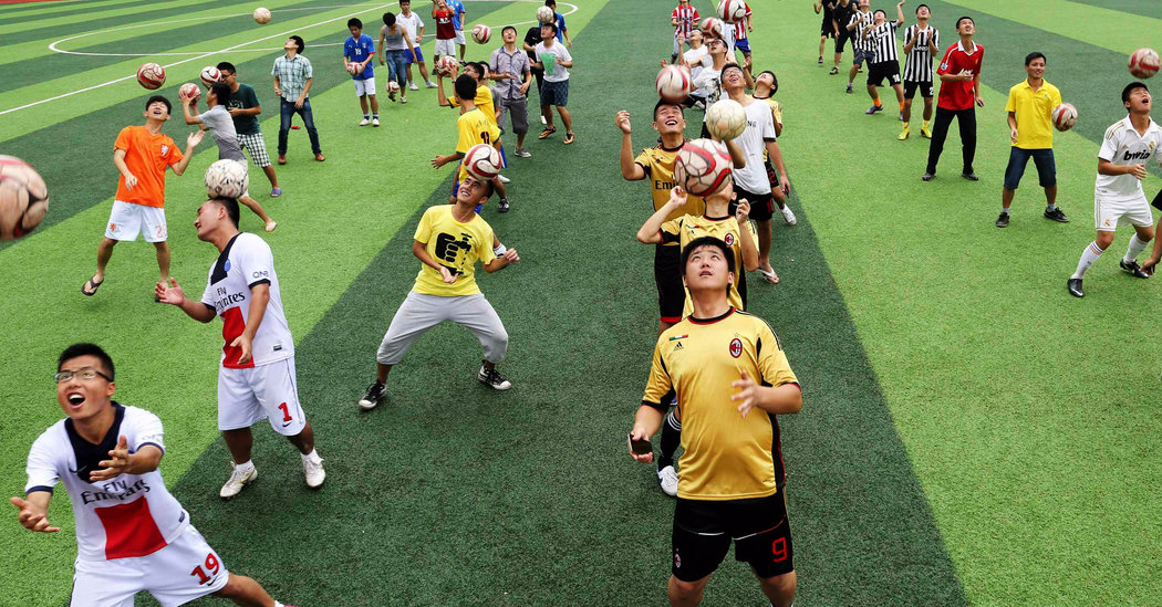 China Unveils Plan to Bolster Its National Soccer Team - The New York Times