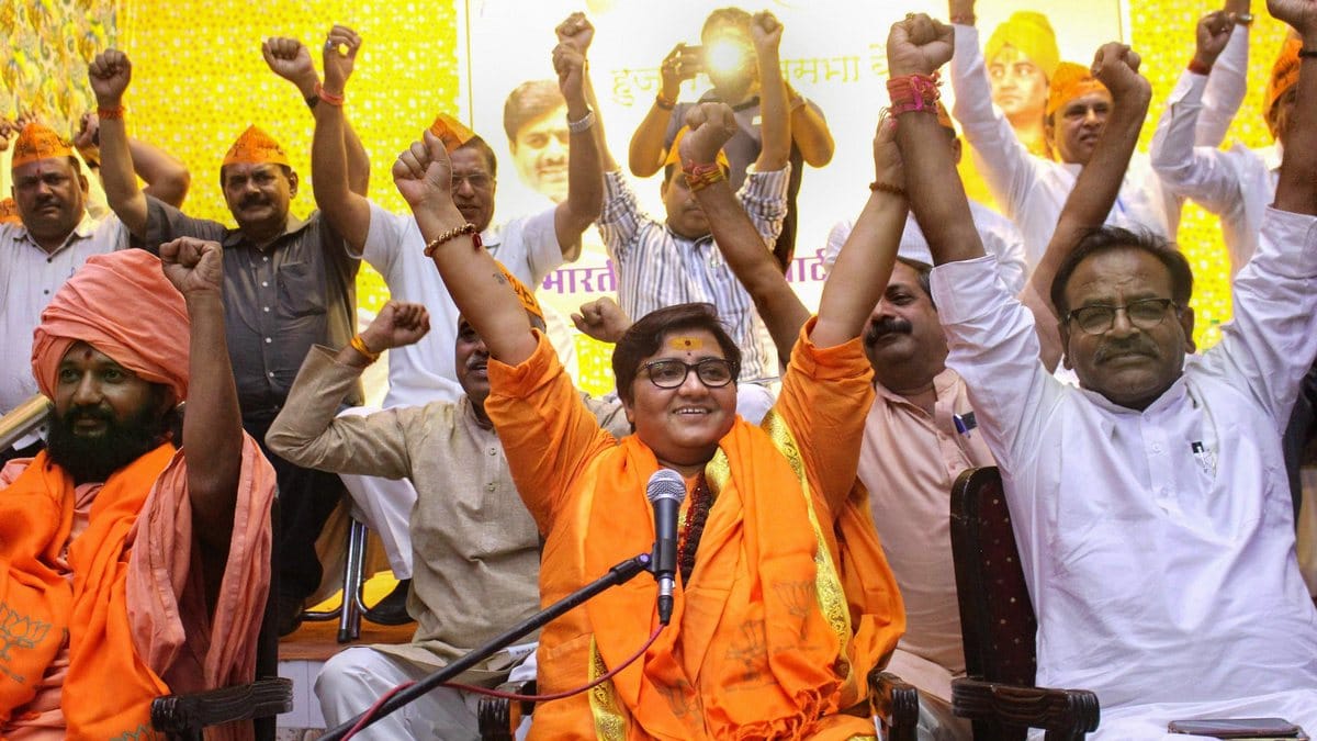 Discontent within MP BJP over Sadhvi Pragya Thakur's candidature as Bhopal goes to polls