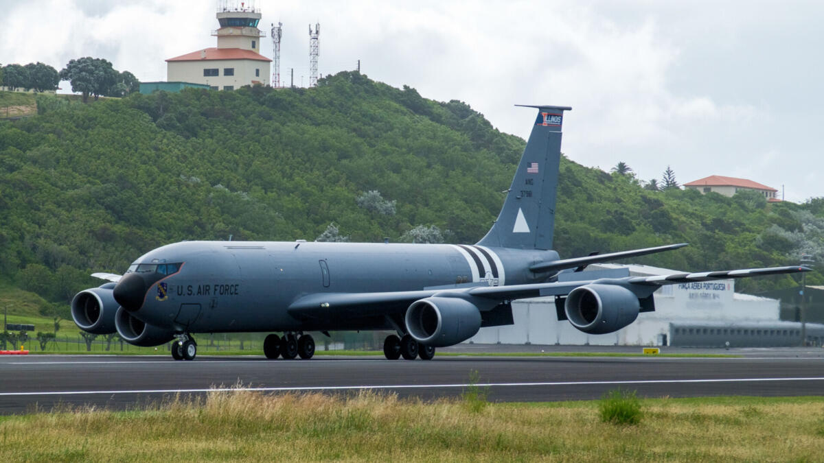 Já são 20: última vez que a Base das Lajes recebeu tantos aviões norte-americanos "foi durante a guerra do Iraque" - TSF