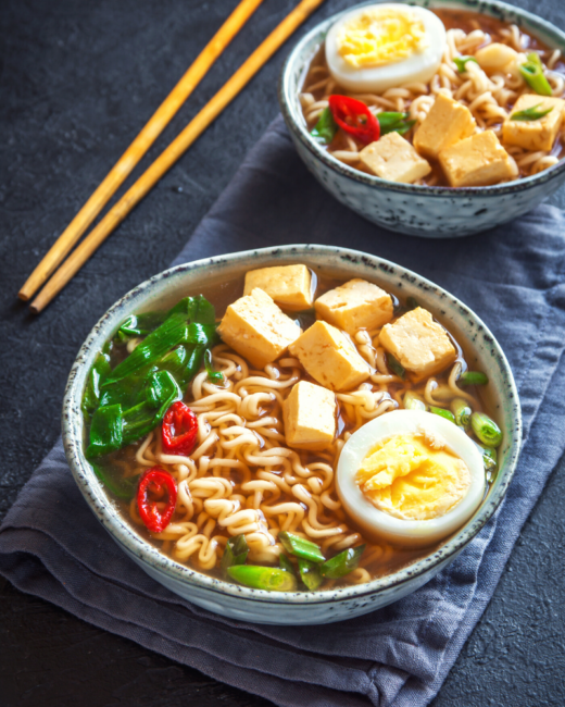 Ramen in the Microwave • Steamy Kitchen Recipes