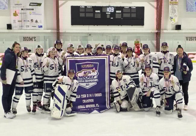 Local Female Hockey Players Clinch National Title - The Zebra-Good News in Alexandria
