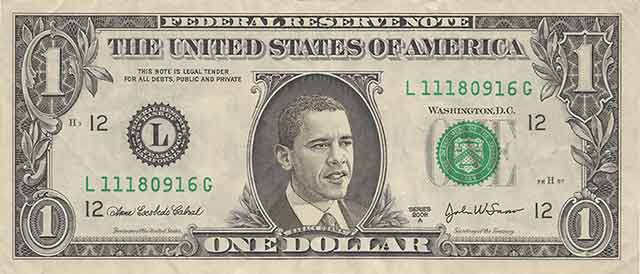 Obama Will Replace Washington On One-Dollar Bill