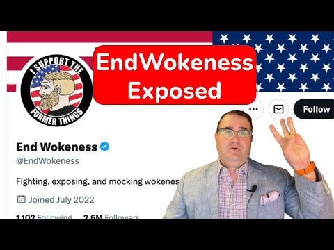 Twitter / X User EndWokeness is likely Right-wing Pundit Jack Posobiec
