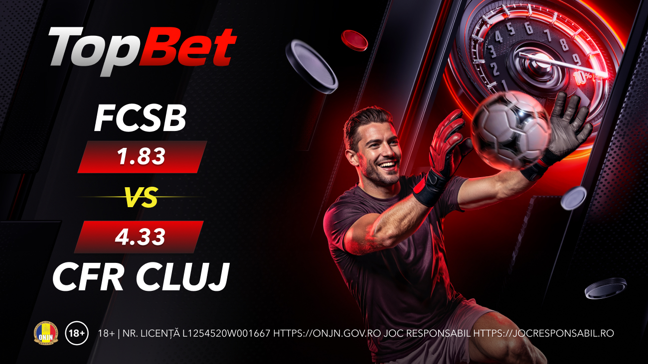 Va reuși CFR Cluj a patra victorie consecutivă în Superliga? Cum arată cotele pentru FCSB vs CFR Cluj