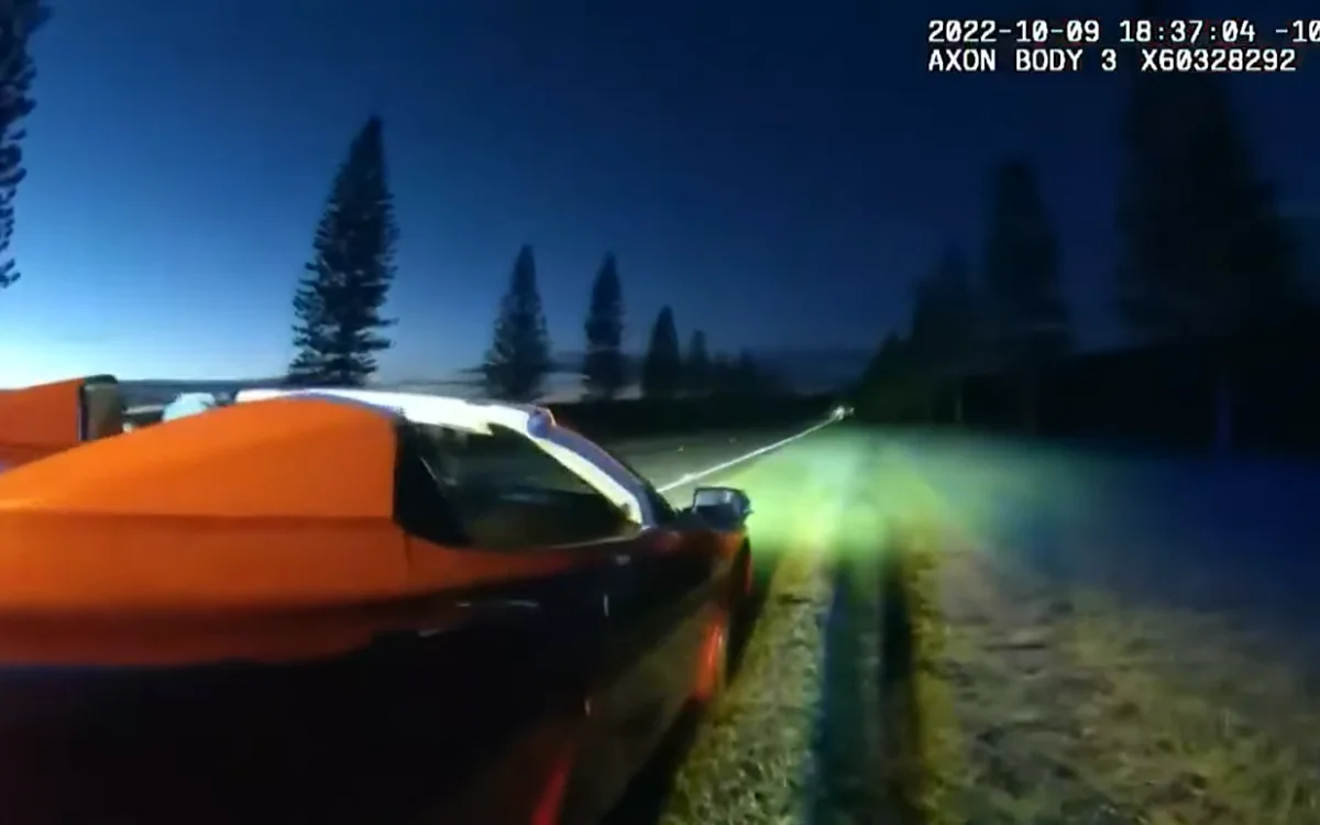 Man worth $240,000,000,000 receives speeding ticket while driving C8 Corvette on his own island