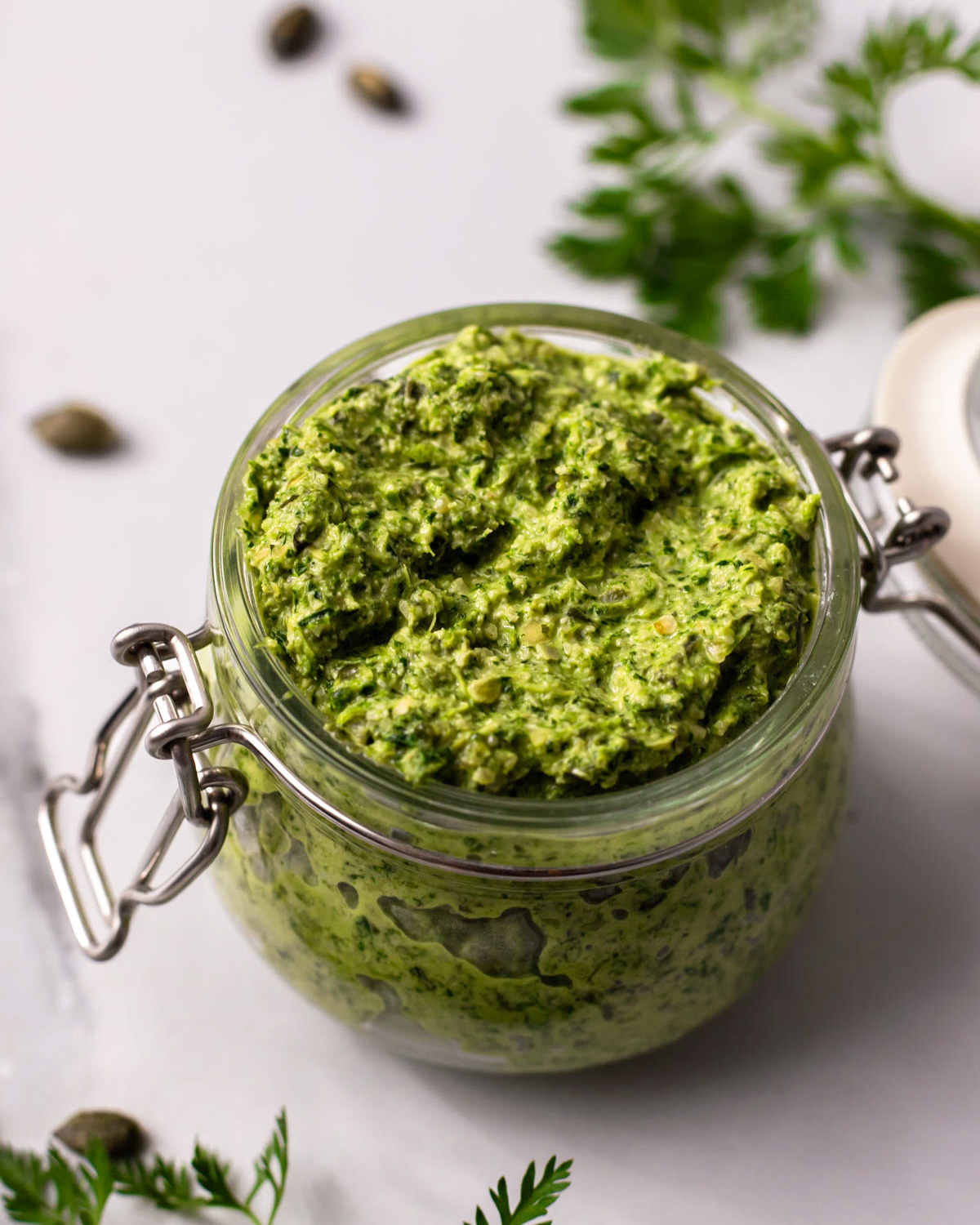 Carrot Top Pesto | How to Utilize Food Scraps {VIDEO}