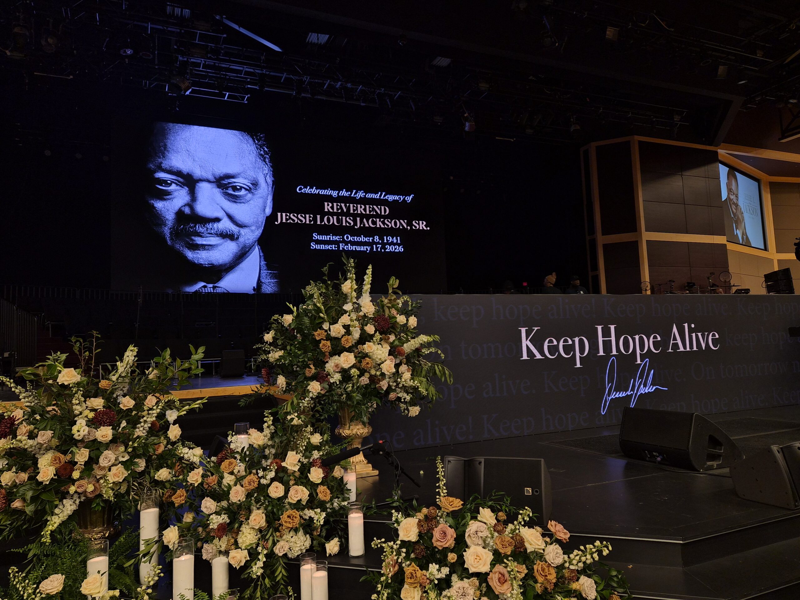 Public Commemoration Ceremony for Rev. Jesse Jackson Held at Chicago's House of Hope -