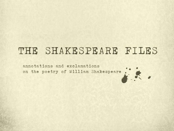 The Shakespeare Files: Sonnet 116 (Annotated) - Tweetspeak Poetry