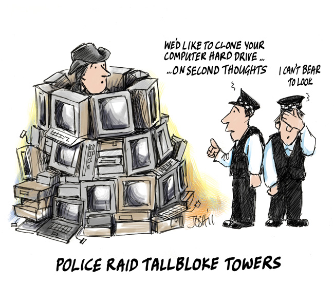 Tallbloke towers raided: many computers taken | Tallbloke's Talkshop