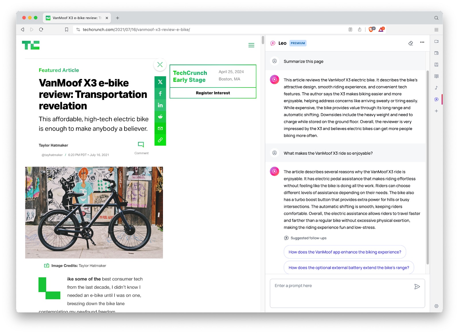 Brave's Leo AI assistant is now available to desktop users | TechCrunch