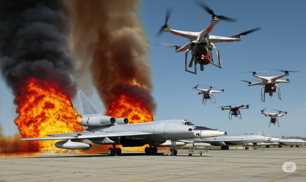 Operation Pavutyna: AI-Powered Drones, Trained on Museum Relics, Deliver Devastating Blow to Russian Air Power · TechUkraine