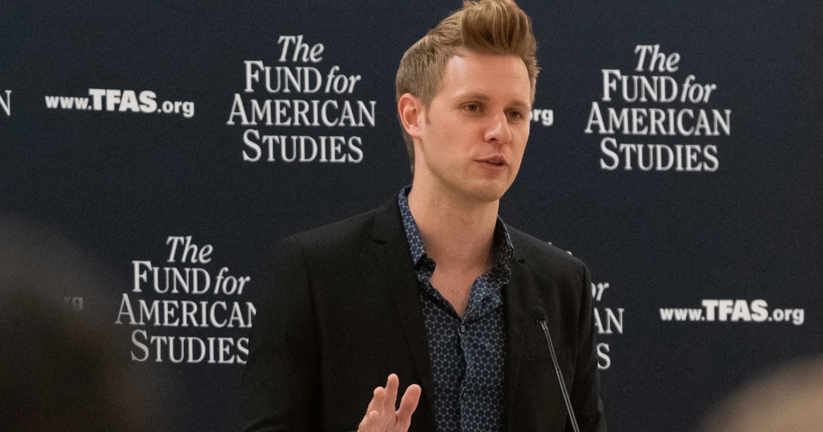 Novak Fellow Robby Soave Extols Virtues of Debate and Free Speech to TFAS Students | The Fund for American Studies