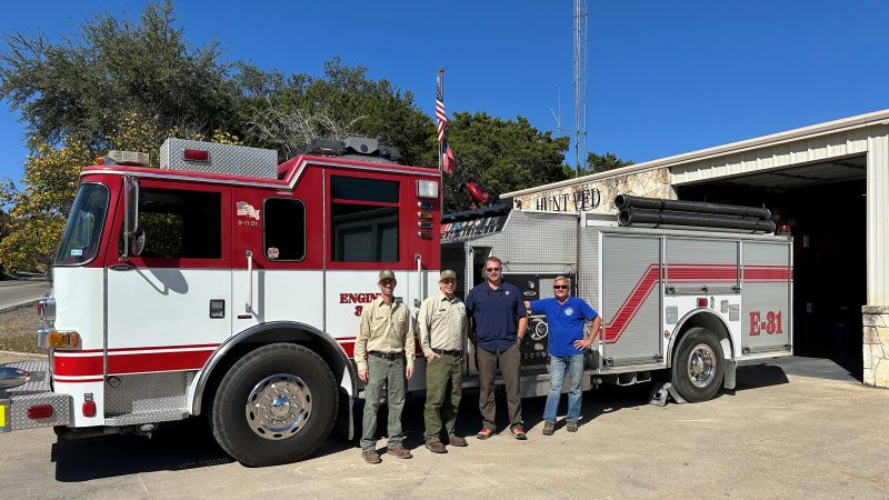 Texas fire departments receive donated equipment, rebuilding after Hill Country flood - Texas A&M Forest Service