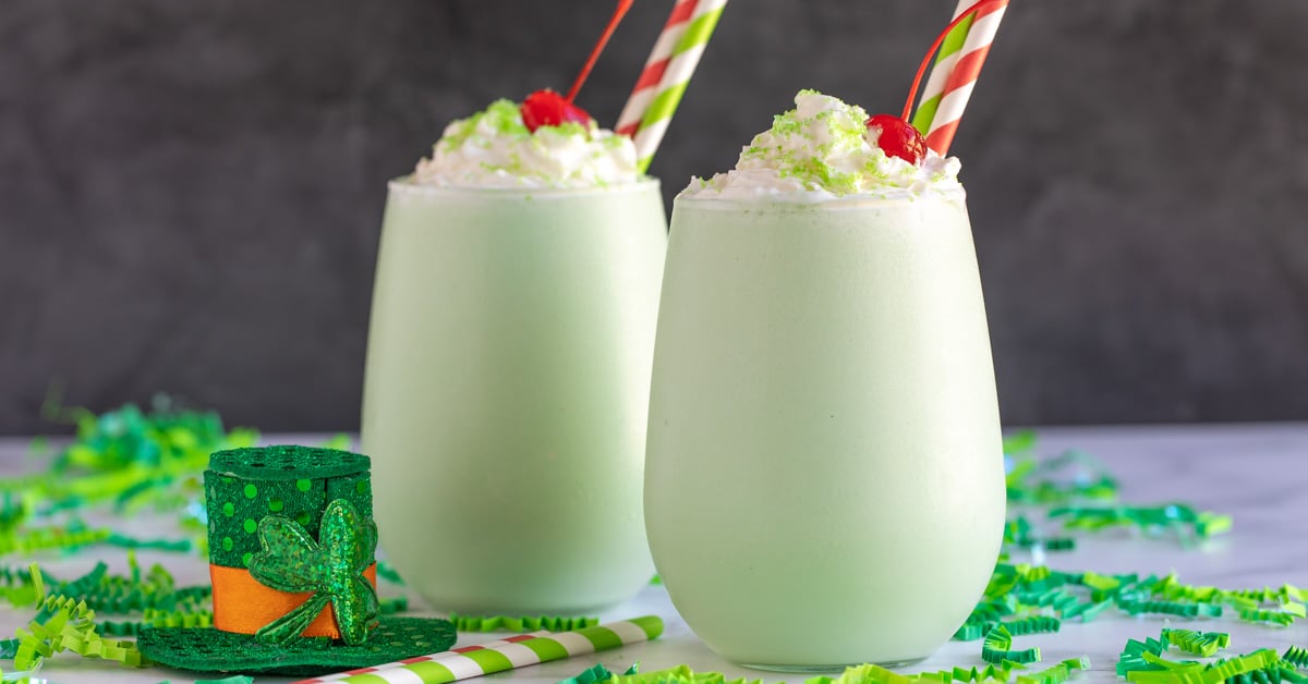 Boozy Shamrock Shakes | The Blond Cook