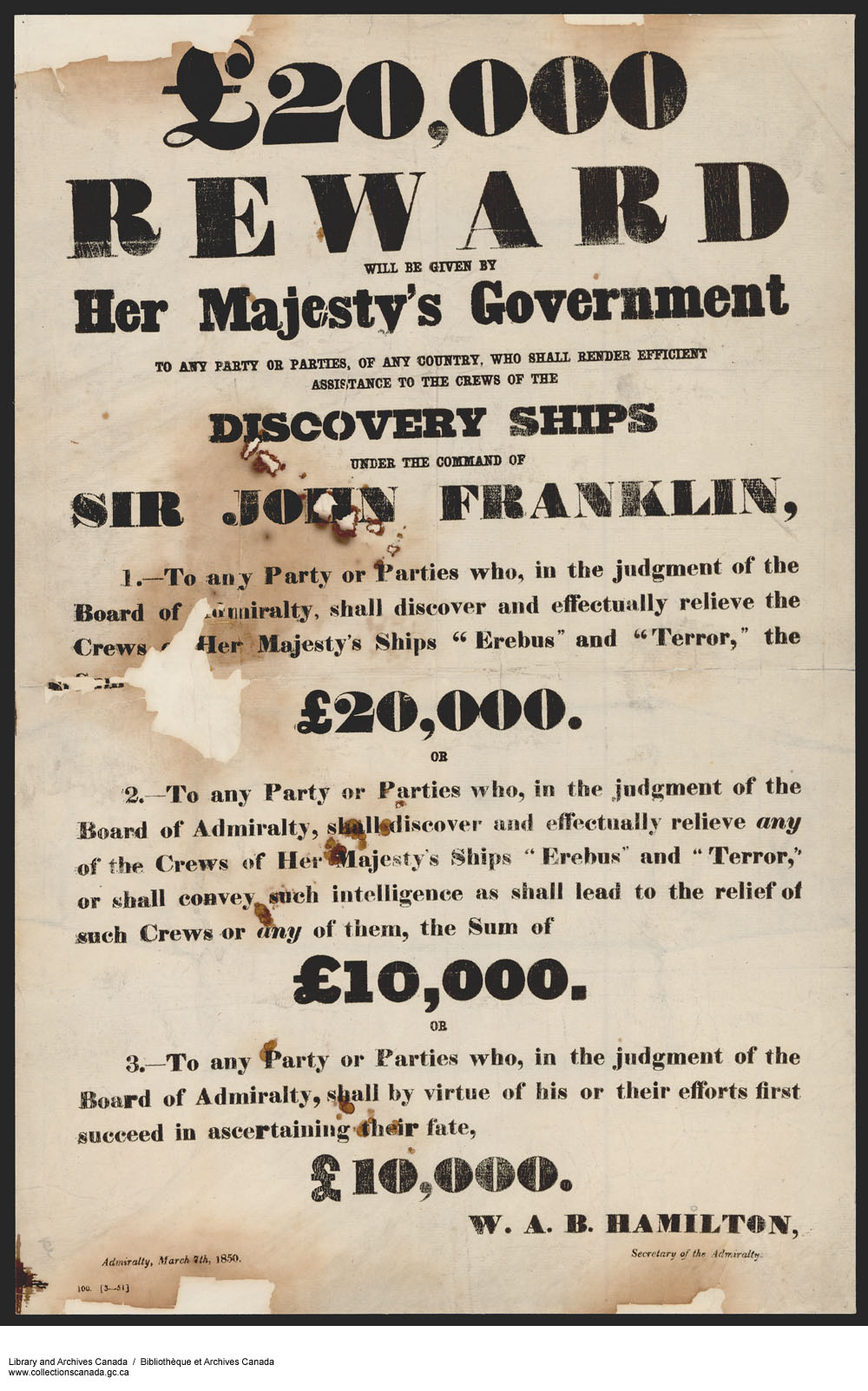 The mystery of the Franklin expedition | Library and Archives Canada Blog