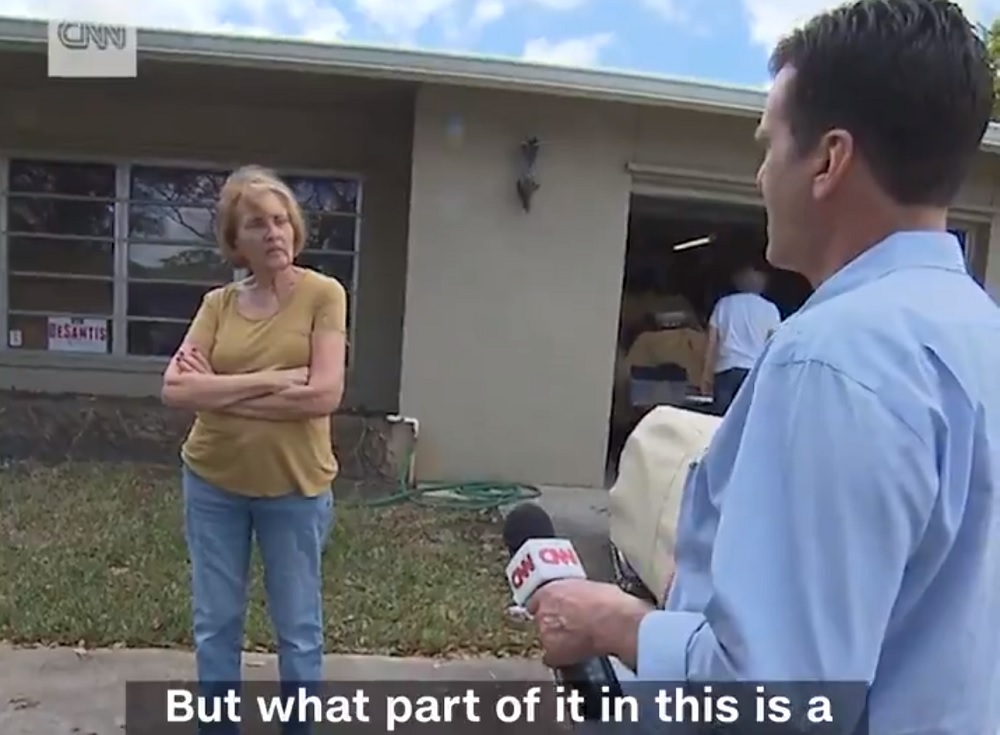 CNN Reporter Berates American For Posting About Trump Rally