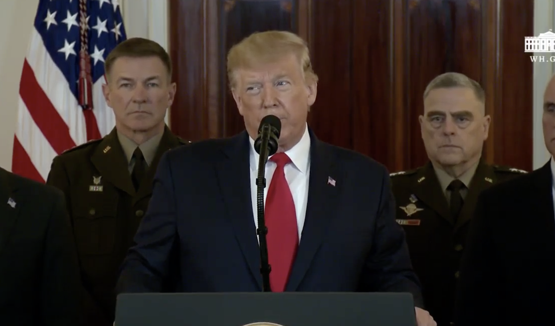 Trump Vows Iran Will Never Be Allowed To Have A Nuclear Weapon