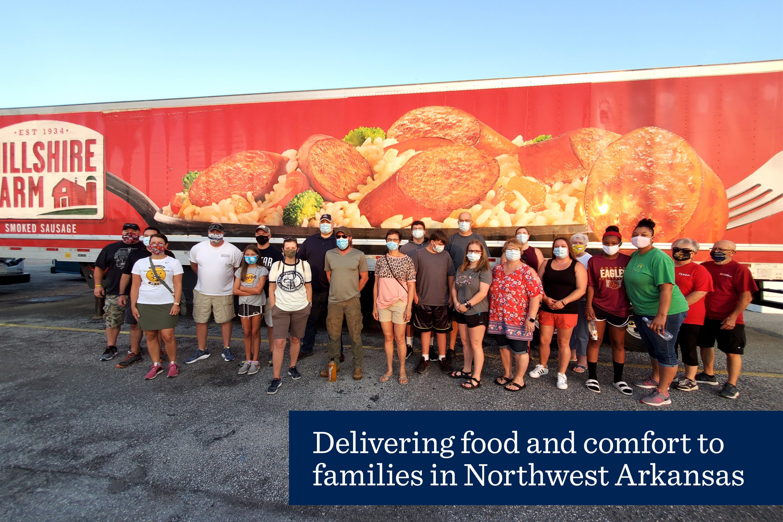 Tyson Team Delivers Food to Families Impacted by COVID-19 - Tyson Foods