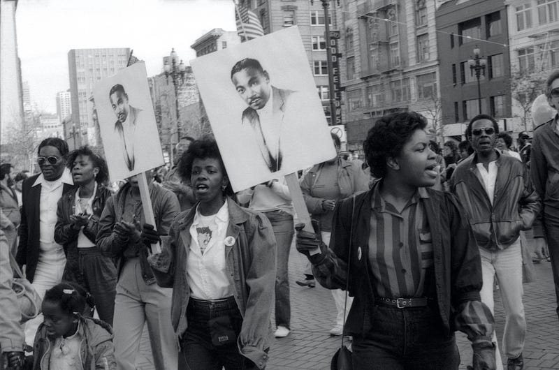 Street-Photo Spotlight: Scenes From the First Martin Luther King Jr. Day in San Francisco - The Frisc