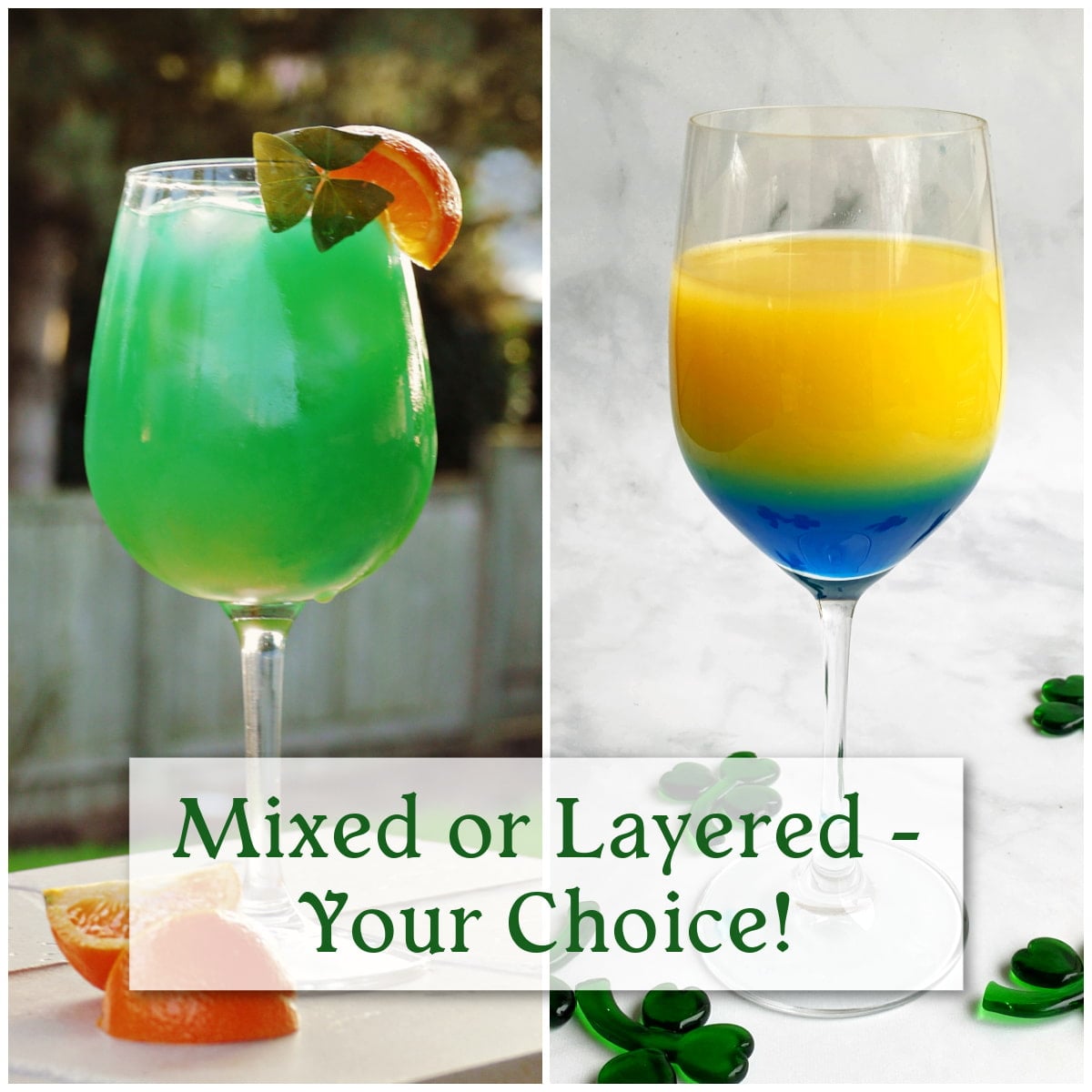 Emerald Sunrise (Festive St Patrick's Day Cocktail) • The Good Hearted Woman