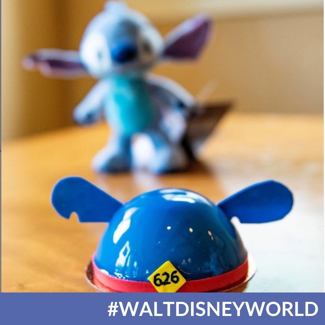 Amorette's Patisserie at Disney Springs Has a New Stitch Mini Dome Cake - The Go To Family