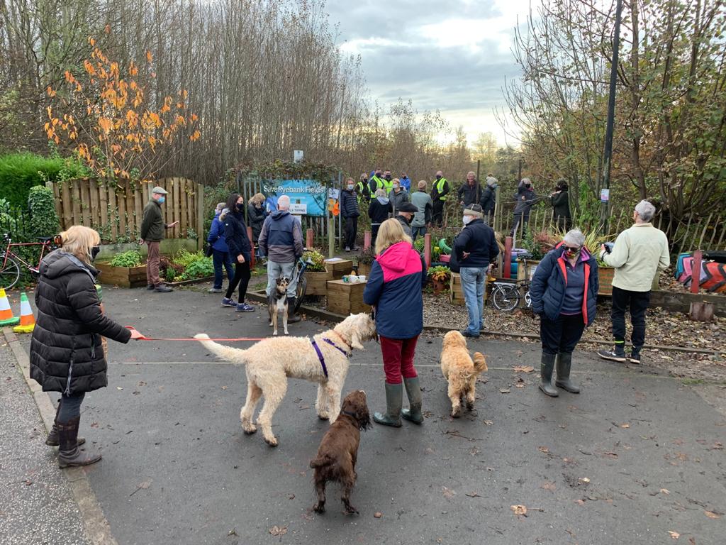 Protestors blast Manchester Metropolitan University for attempting to fence off Ryebank Fields - The Meteor
